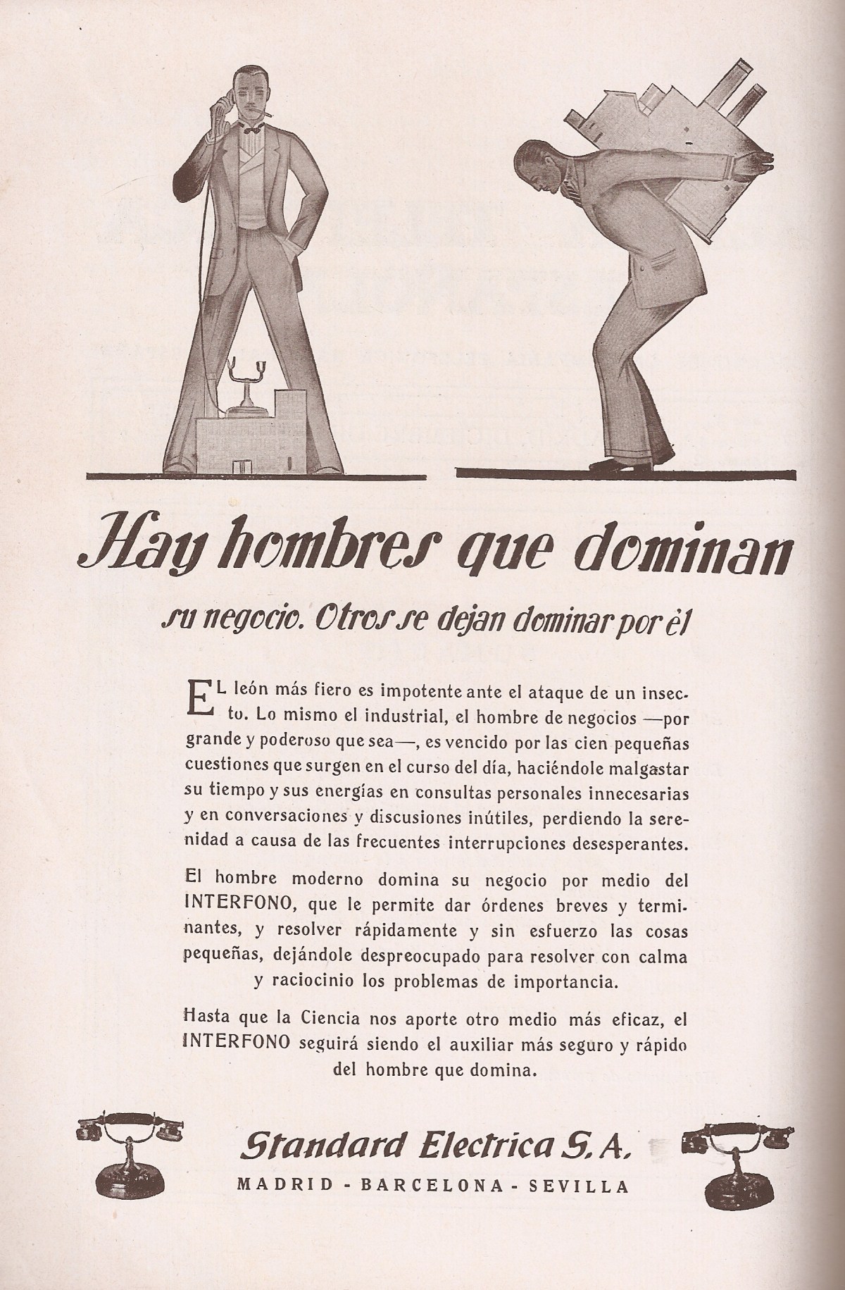Los anuncios de Standard Eléctrica en&nbsp;1929