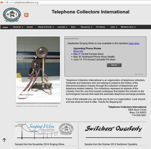 WebTelephoneCollectors