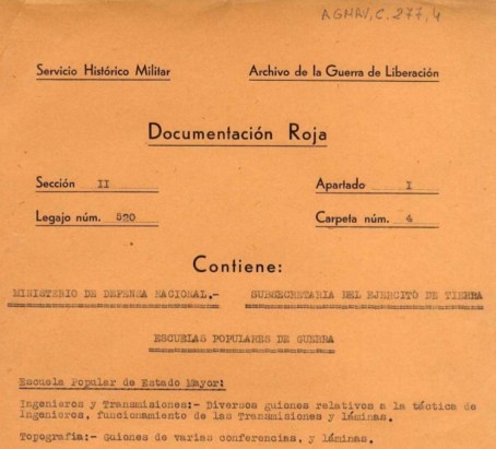 Gobierno de España. Ministerio de Defensa. Archivo General Militar de Ávila. Signatura C277_4 (año 1937)