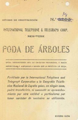 Portada_1926_MetodoConstruccion ITT 014 Poda de Arboles