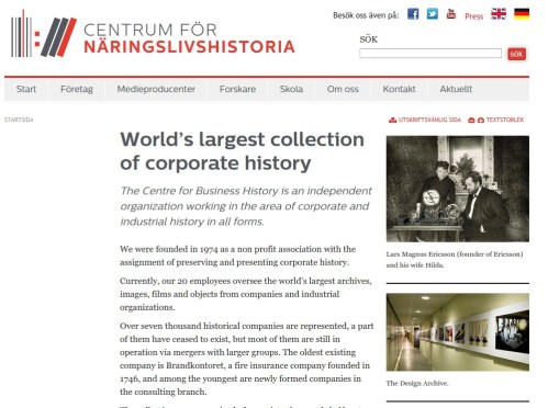 Web Centre Busines history