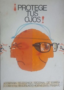 Cartel "Protege tus ojos"