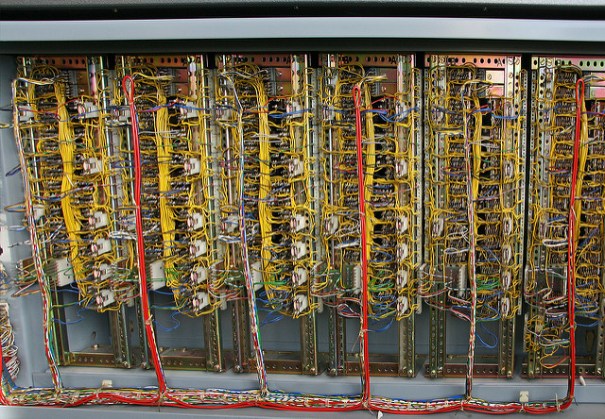 Cableado trasera cuadro Pentaconta M/S. Cristobal 