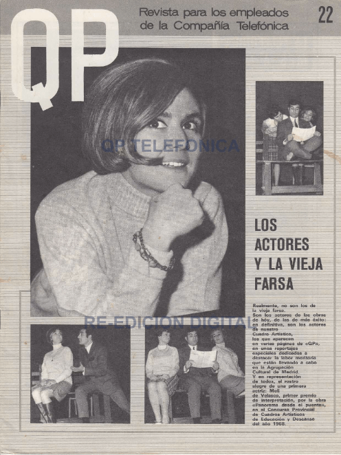 Disponible la Revista de Empleados de Telefónica QP, año&nbsp;1969