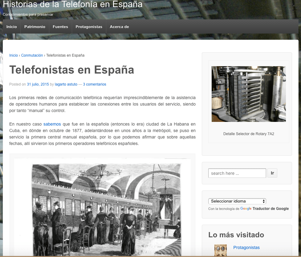 En audio: Lateros, La cabina del Pozo del Tío Raimundo y Telefonistas en&nbsp;España