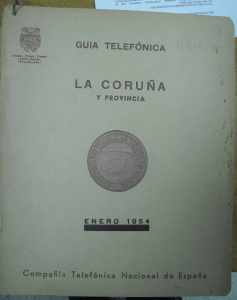 Guia La Coruña 1954