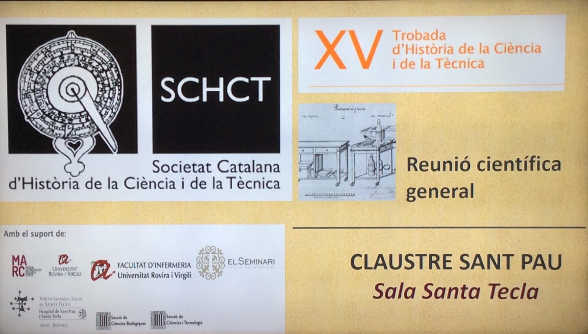 Crónica de la XV Trobada de la SCHCT Tarragona noviembre&nbsp;2018