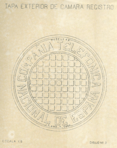 Tapa Registro modelo 45 1926