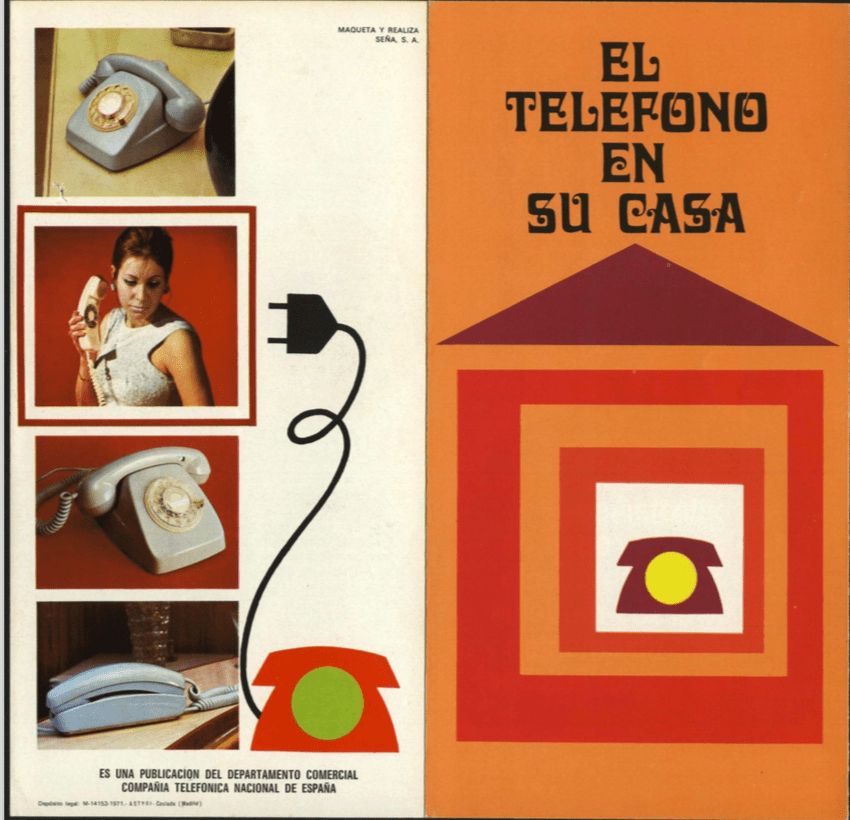 Teléfonos de Telefónica, años 60 y&nbsp;70