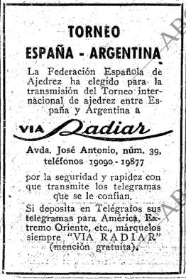 Anuncio ABC 11 octubre 1946 pag 23