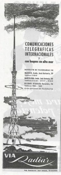 Radiar Anuncio Revista 1952