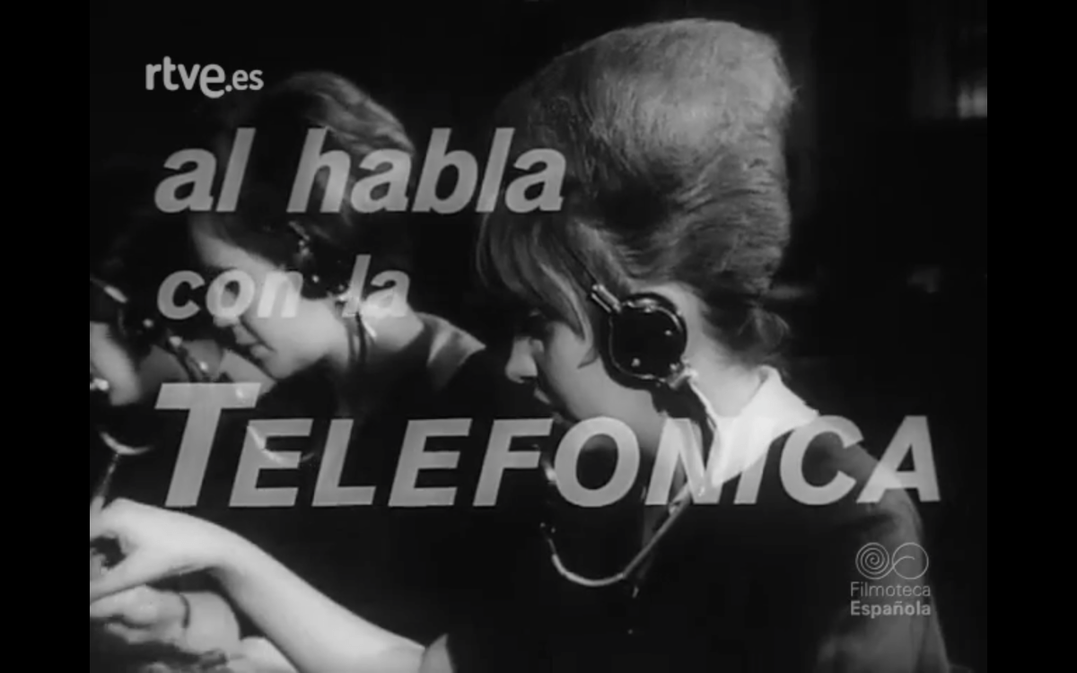 Al habla con la Telefónica,&nbsp;1966.
