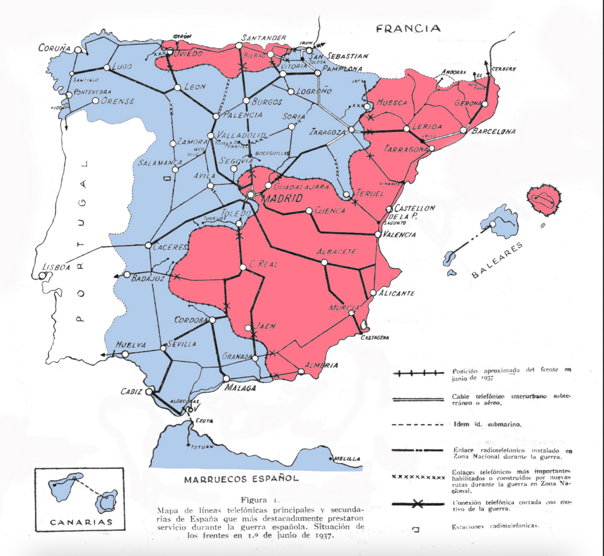 Nueva versión provisional de Fondos documentales sobre telecomunicaciones en la Guerra Civil Española, octubre 2022 (incluye transcripción de las Actas de CTNE en el periodo&nbsp;1936-1940)