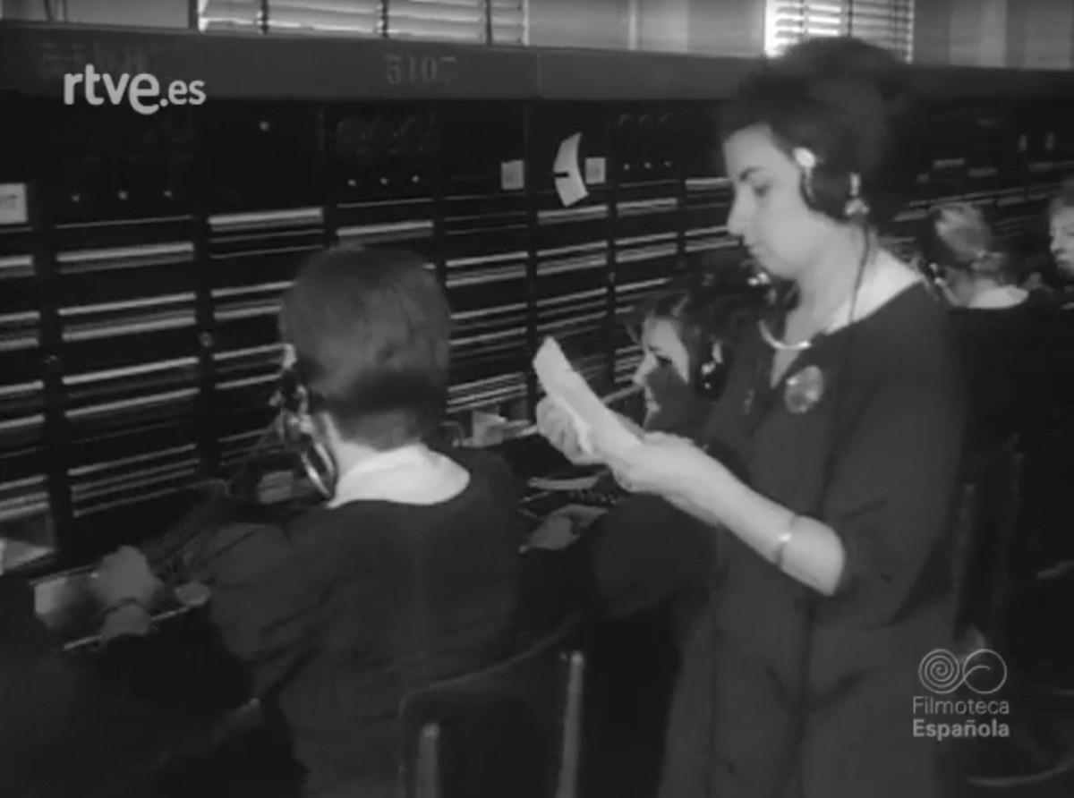 Telefonistas años 70