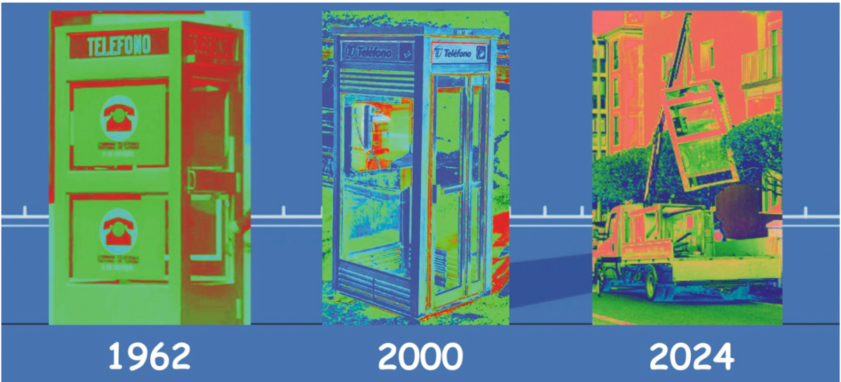 60 años de cabinas telefónicas&nbsp;españolas
