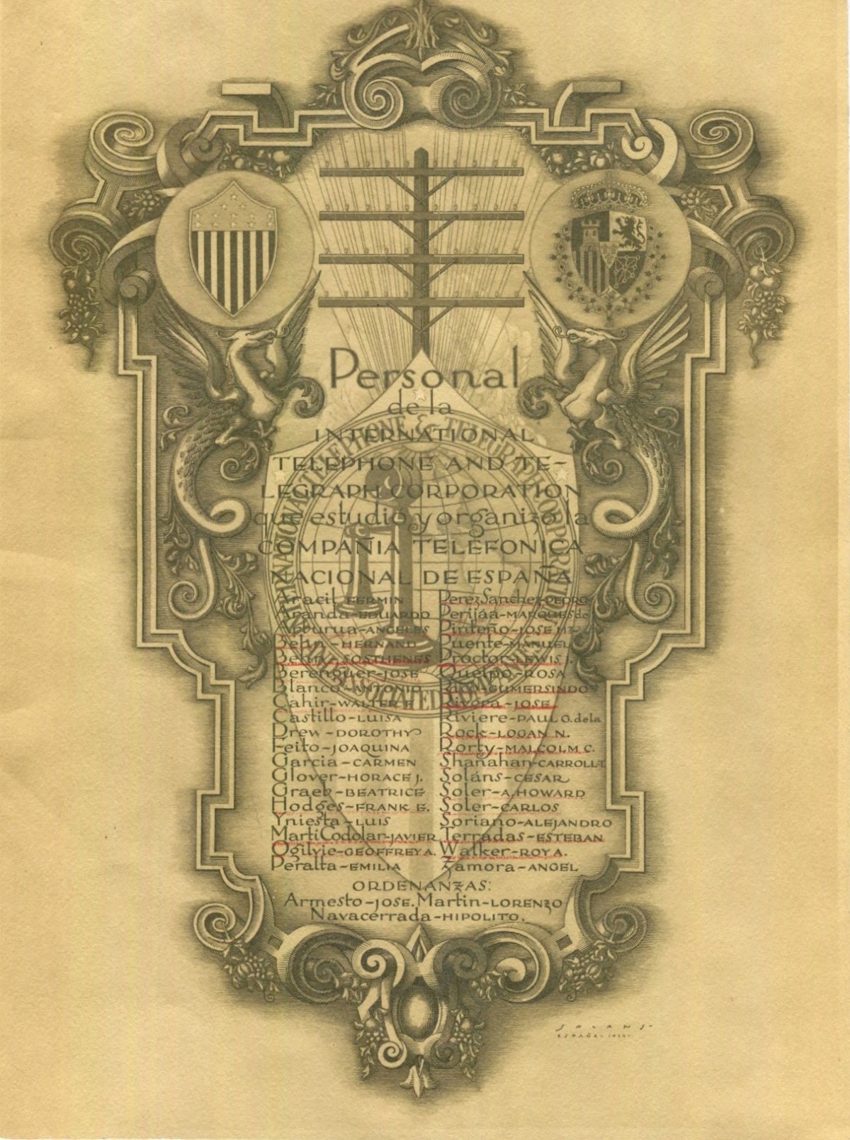 Los primeros… 41 de Telefónica, hace 100&nbsp;años
