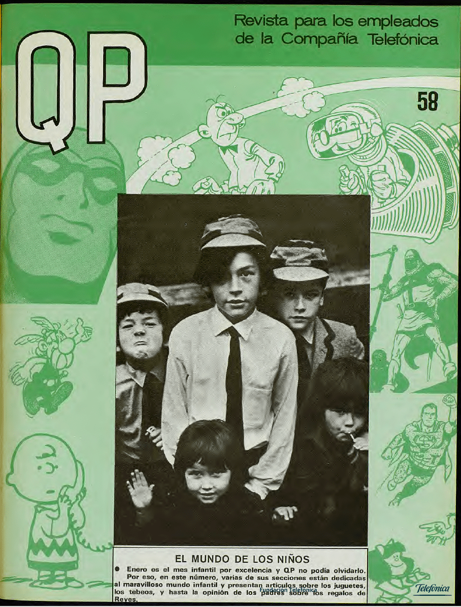 Disponible la Revista de Empleados de Telefónica QP, año&nbsp;1972